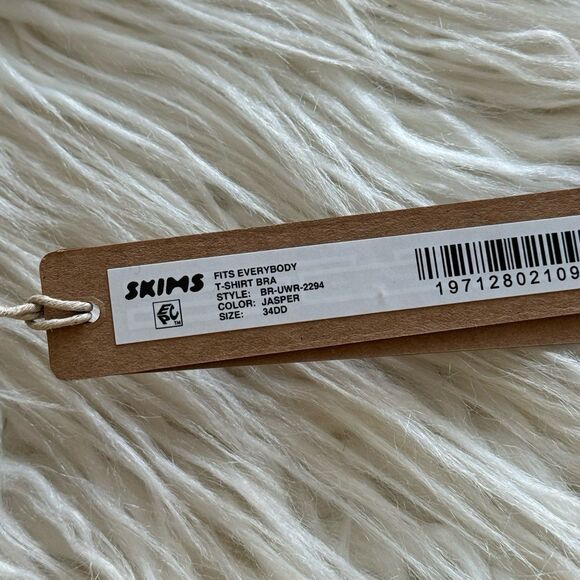 Skims Fits Everybody T-shirt Bra Jasper Size 34DD - Picture 8 of 8